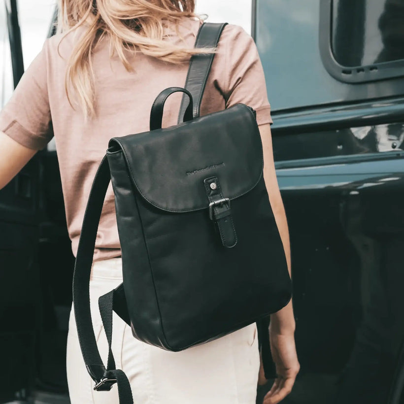 Vermont Full-Grain Leather Backpack 女士