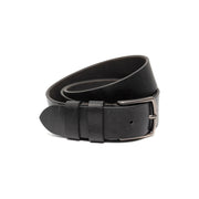 Morrison Full-Grain Leather Belt 男士 in Classic 100% Full-Grain Leather - Full Exterior Front Profile View | Buy Online