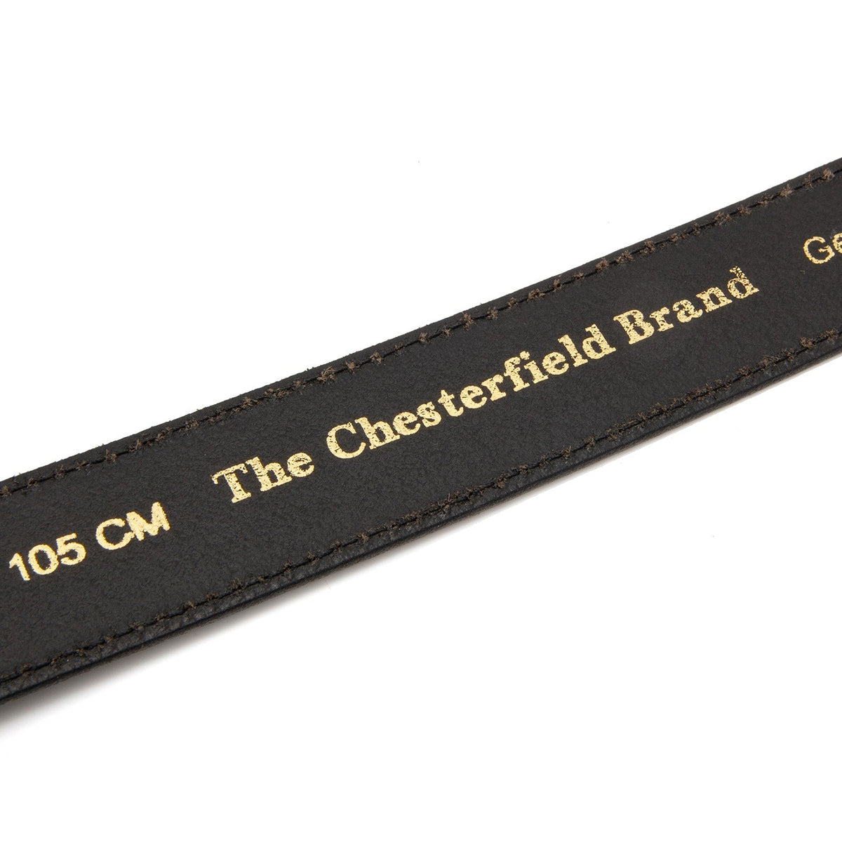 浅褐色aro Full-Grain Leather Belt 男士 - Structured Side Profile Showing Gusset Depth &amp; Expansion Capacity