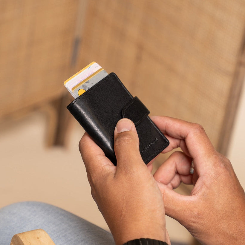 Hannover Full-Grain Leather Card Holder 女士