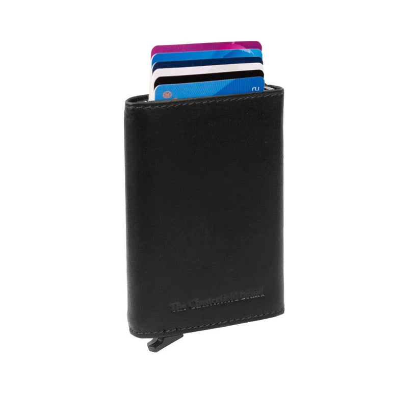 Lancaster Full-Grain Leather Card Holder 女士