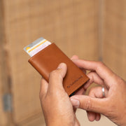Lancaster Full-Grain Leather Card Holder 女士 – alternate product view 2