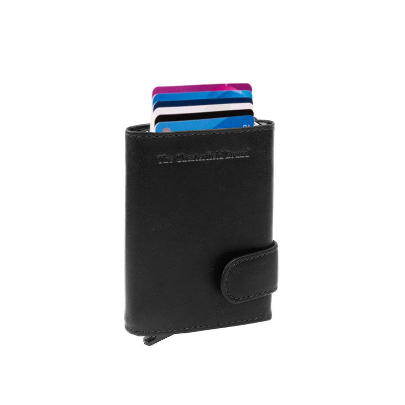 Leicester Full-Grain Leather Card Holder 女士