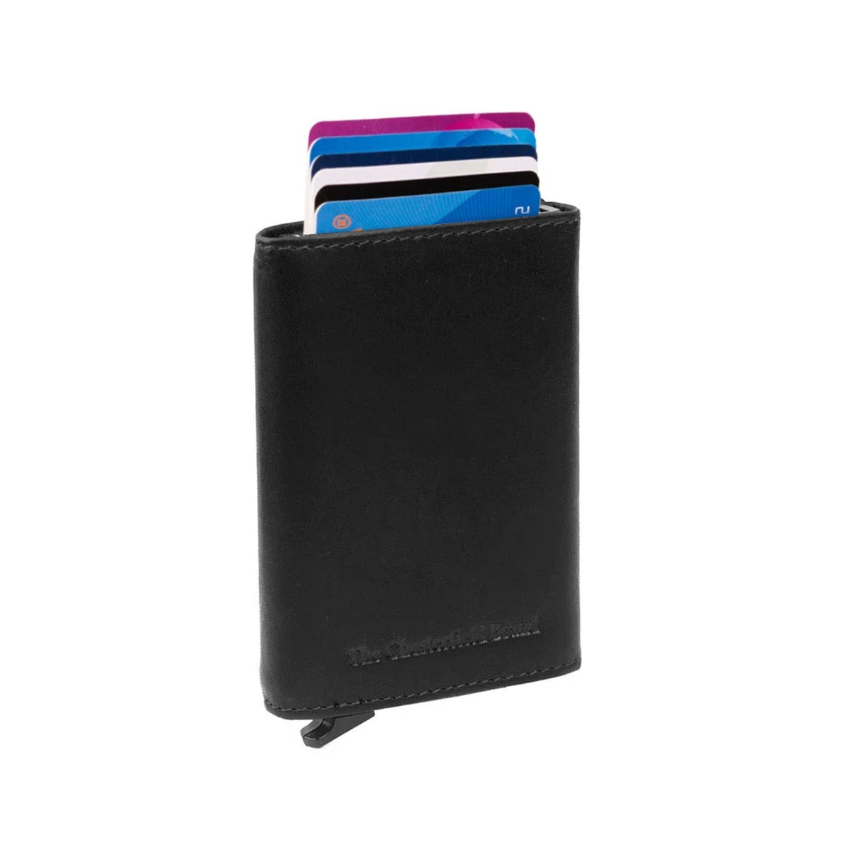 Palma Full-Grain Leather Card Holder 女士 in Classic 100% Full-Grain Leather - Full Exterior Front Profile View | Buy Online