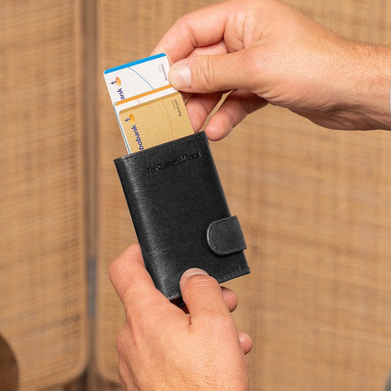 Portland Full-Grain Leather Card Holder 女士