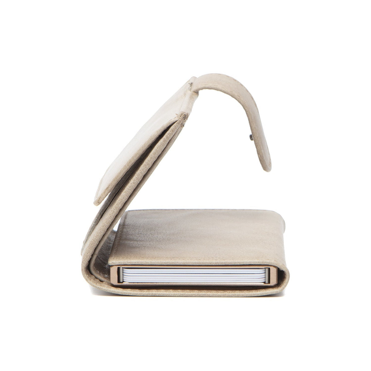 
Off White Leather Card Holder Portland, detail view 4