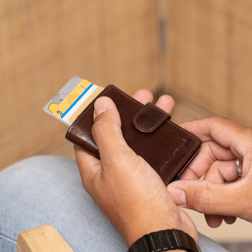 Prague Full-Grain Leather Card Holder 女士 – alternate product view 2