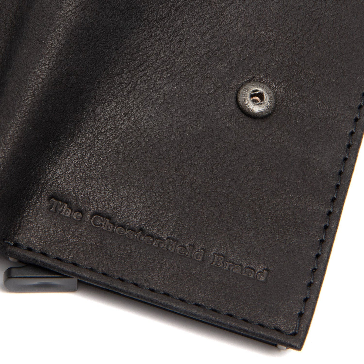 
Solid Antique Brass Hardware & Heavy-Duty Dual Zipper Detail on Torola 头层牛皮 卡包