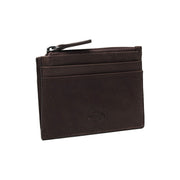 Brown Leather Card Wallet 女士, detail view 4