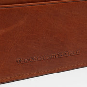 Cognac Leather Card Wallet 女士, detail view 4