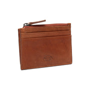 Cognac Leather Card Wallet 女士, detail view 5