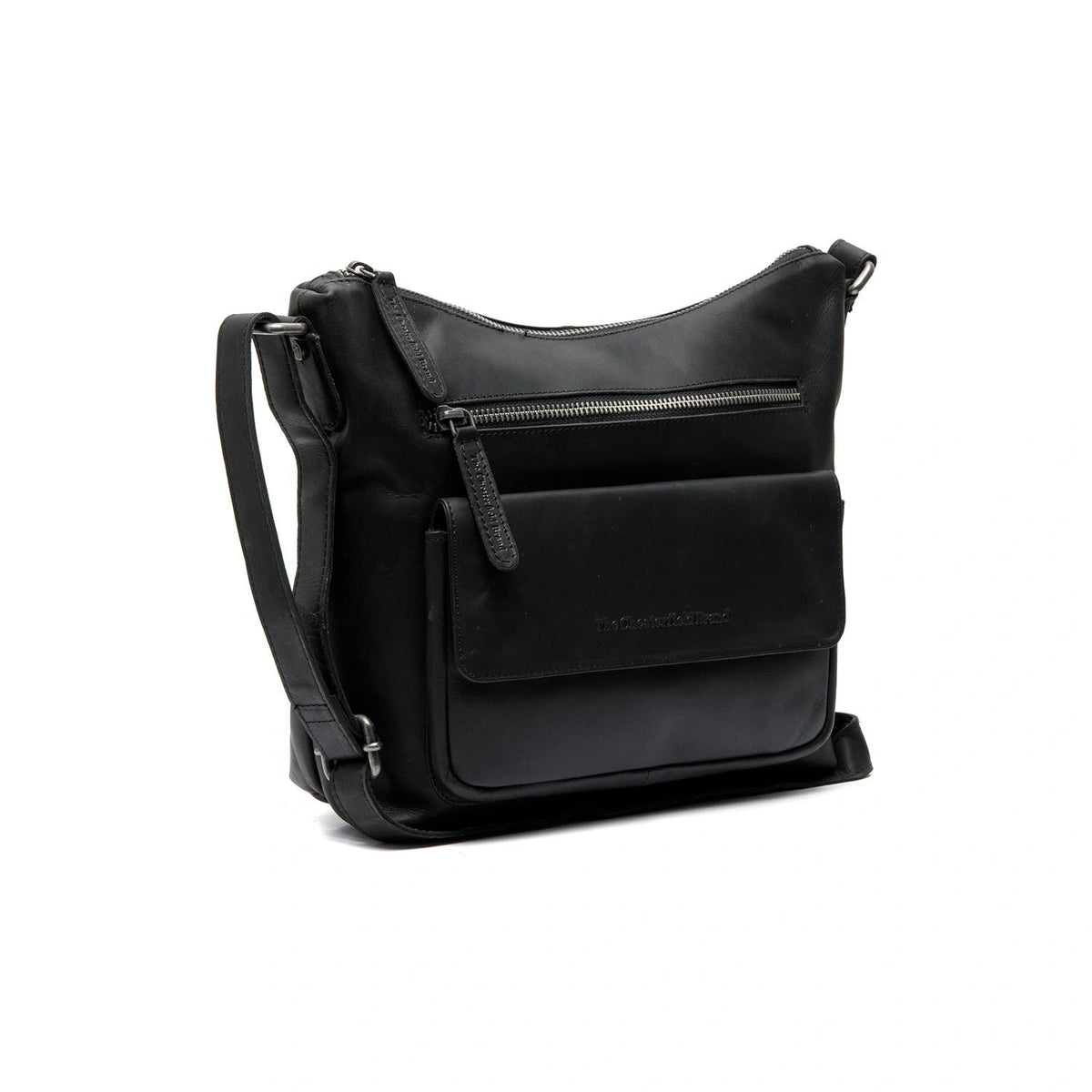 Hailey Full-Grain Leather Crossbody Bag 女士 in Classic 100% Full-Grain Leather - Full Exterior Front Profile View | Buy Online