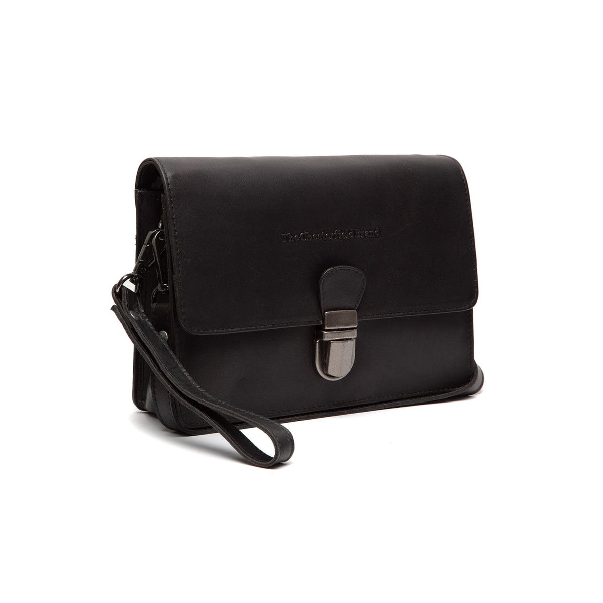 Lucca Full-Grain Leather Crossbody Bag 女士 in Classic 100% Full-Grain Leather - Full Exterior Front Profile View | Buy Online
