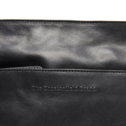 
Classic 100% Full-Grain leather Bag - 展现加固真皮背带与承重走线的背部视角