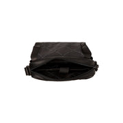 Solid Antique Brass Hardware &amp; Heavy-Duty Dual Zipper Detail on Raphael Full-Grain Leather Crossbody Bag 男士