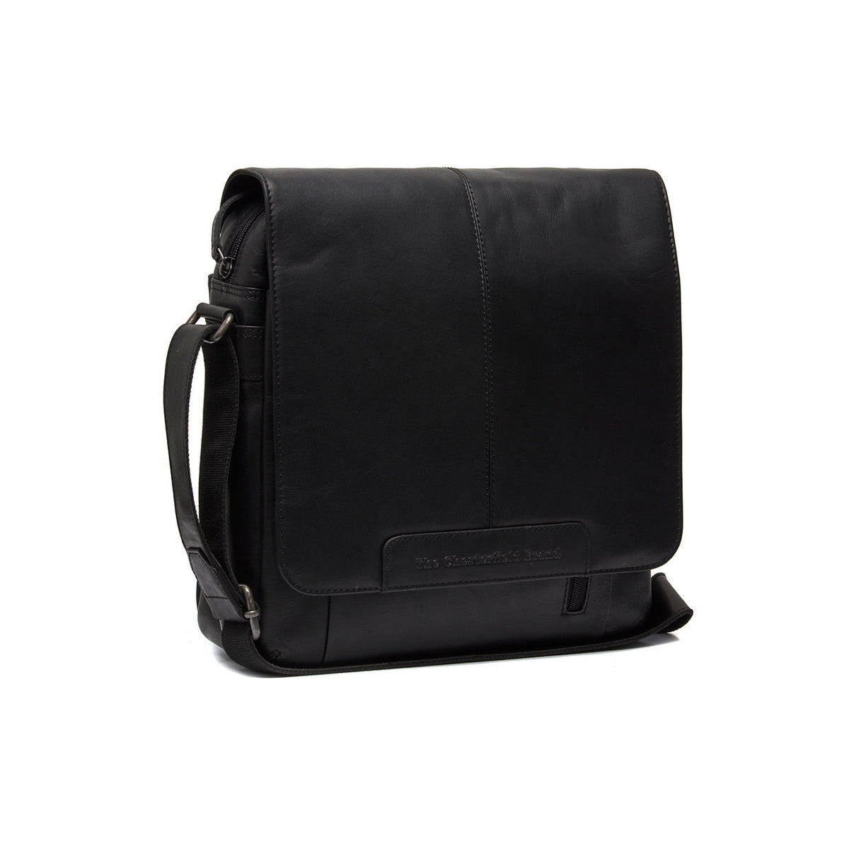Raphael Full-Grain Leather Crossbody Bag 男士 in Classic 100% Full-Grain Leather - Full Exterior Front Profile View | Buy Online