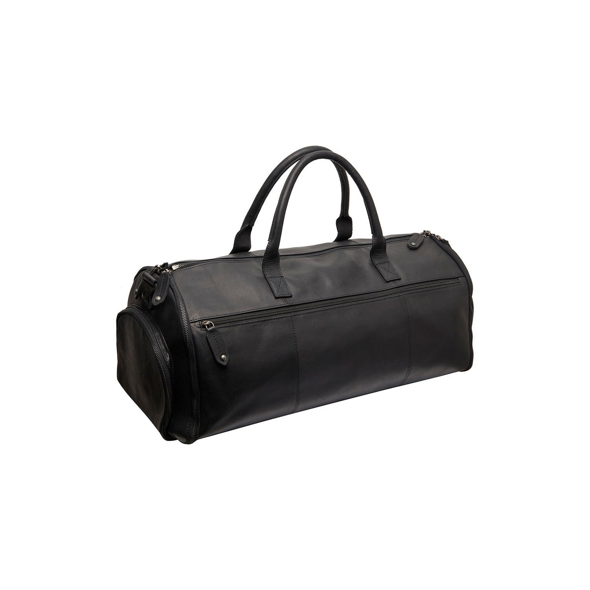 Tailored Rib Cuffs &amp; Hem Craftsmanship Construction Detail on Leather Garment Bag Finlay 女士