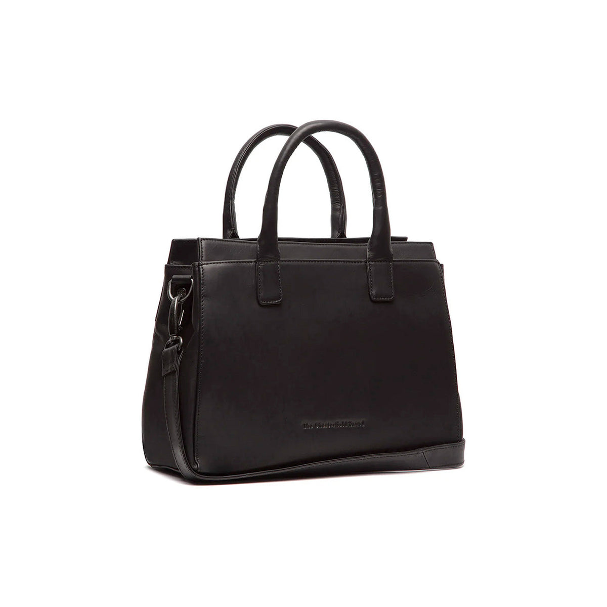 Garda Full-Grain Leather Handbag 女士 in Classic 100% Full-Grain Leather - Front Profile View &amp; Tailored Silhouette | Buy Online