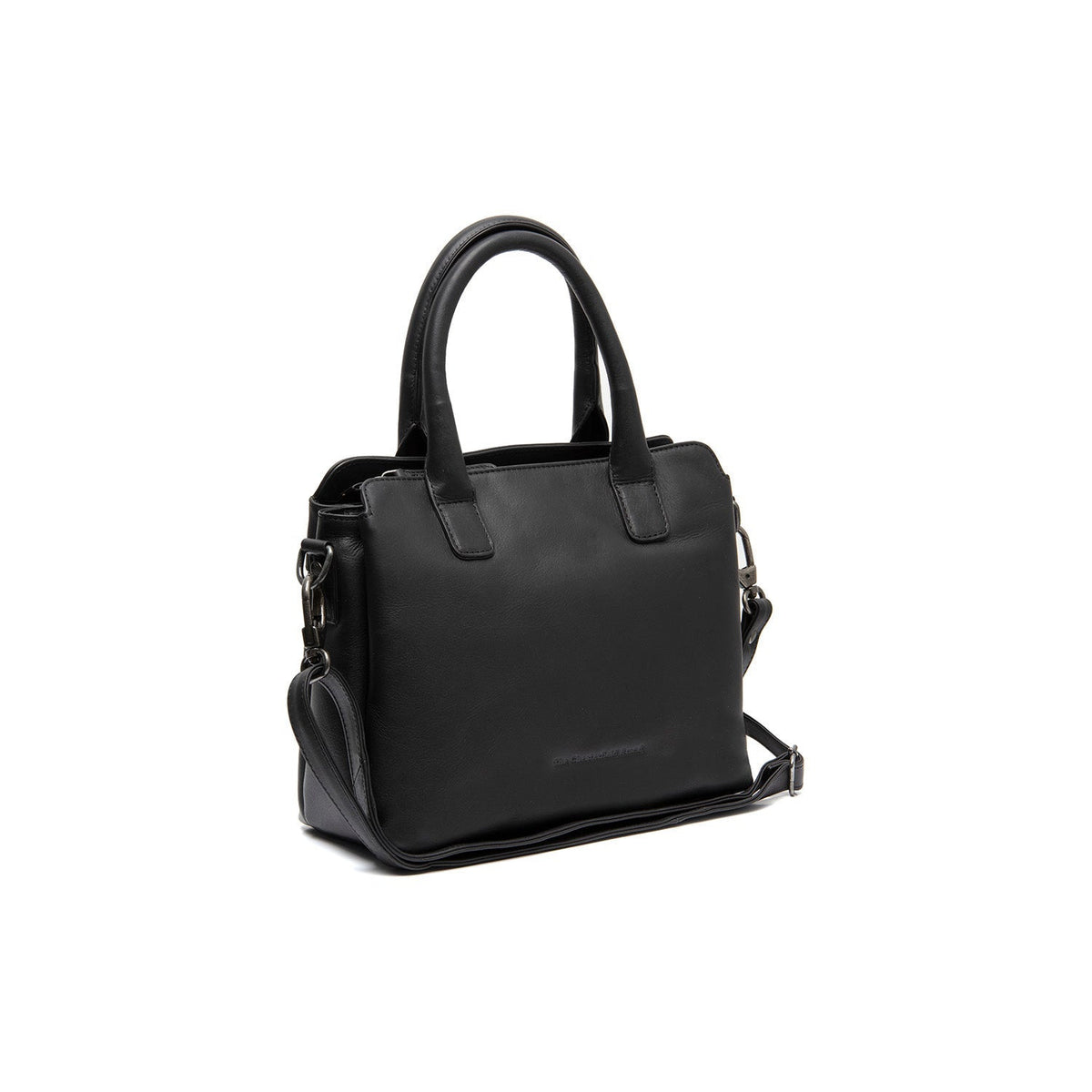 Hermosa Full-Grain Leather Handbag 女士 in Classic 100% Full-Grain Leather - Front Profile View &amp; Tailored Silhouette | Buy Online