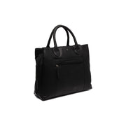 Tailored Rib Cuffs &amp; Hem Craftsmanship Construction Detail on Passau Full-Grain Leather Handbag 女士