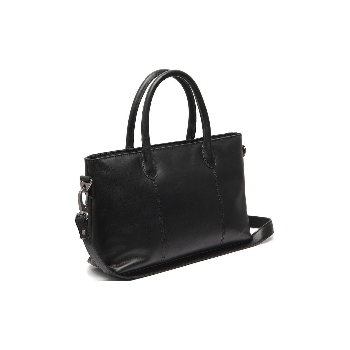 Pergamino Full-Grain Leather Handbag 女士 in Classic 100% Full-Grain Leather - Front Profile View &amp; Tailored Silhouette | Buy Online