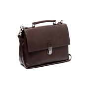 Tailored Rib Cuffs &amp; Hem Craftsmanship Construction Detail on Renata Full-Grain Leather Handbag 女士