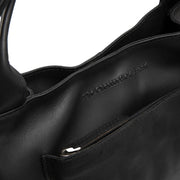 Tenara Full-Grain Leather Handbag 女士 - Lateral Side Profile View Showing Sleeve Cut &amp; Athletic Taper Fit