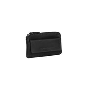 Oliver Full-Grain Leather Key Case 女士 in Olive 100% Full-Grain Leather - Front Profile View &amp; Tailored Silhouette | Buy Online
