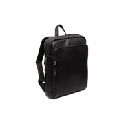 Jasper Full-Grain Leather Laptop Backpack 女士 in Classic 100% Full-Grain Leather - Full Exterior Front Profile View | Buy Online