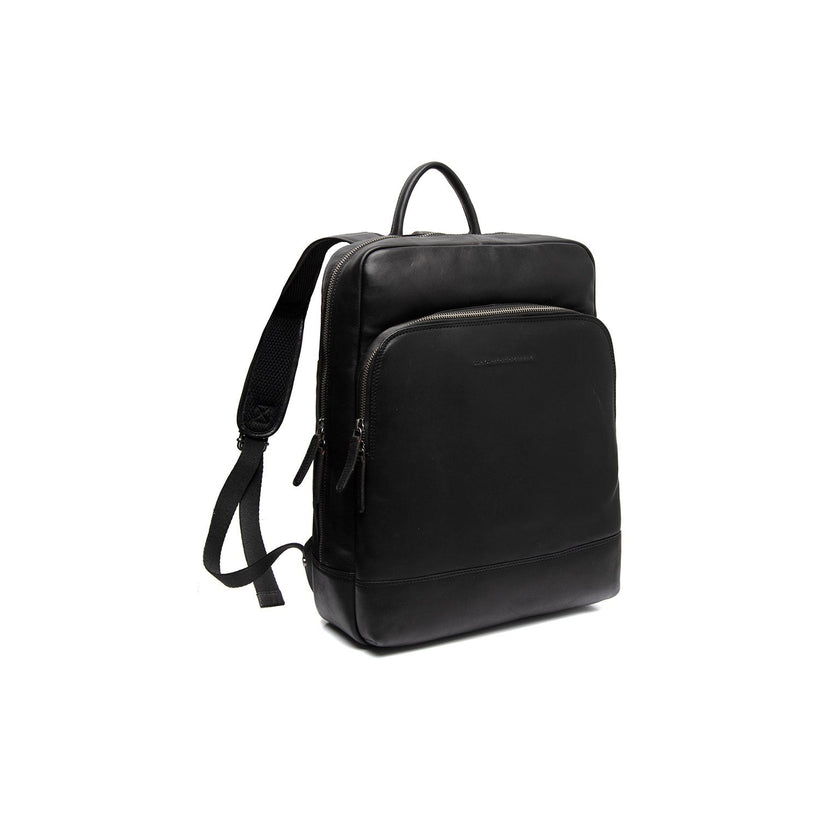 Nicola Full-Grain Leather Laptop Backpack 女士