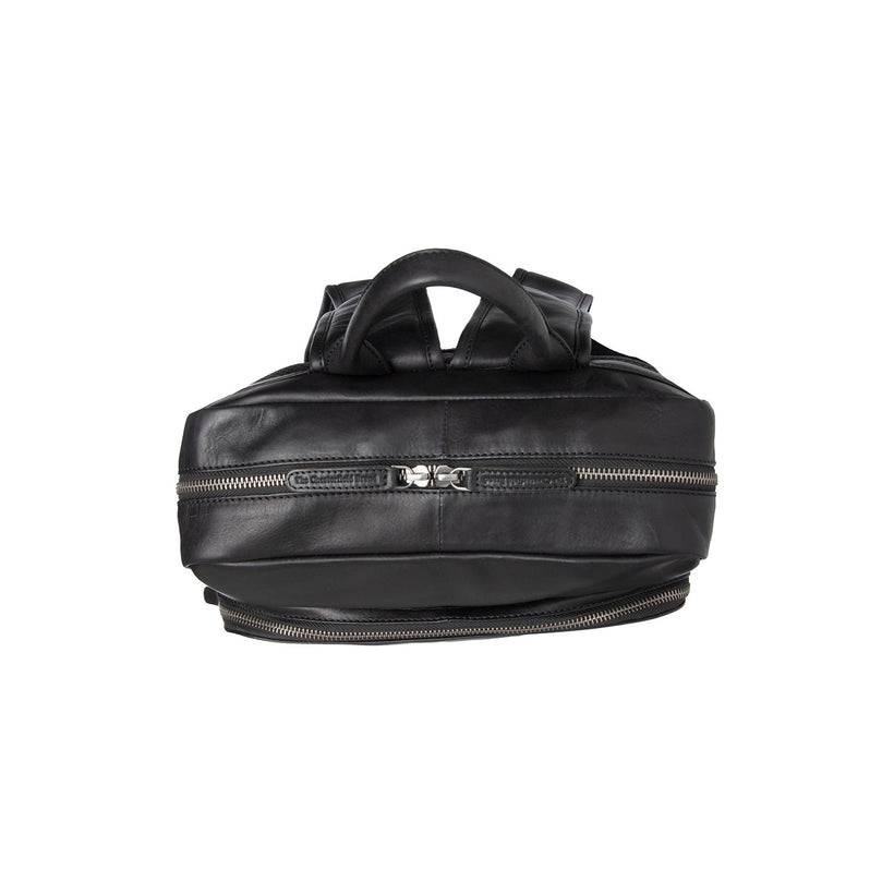 Nicola Full-Grain Leather Laptop Backpack 女士