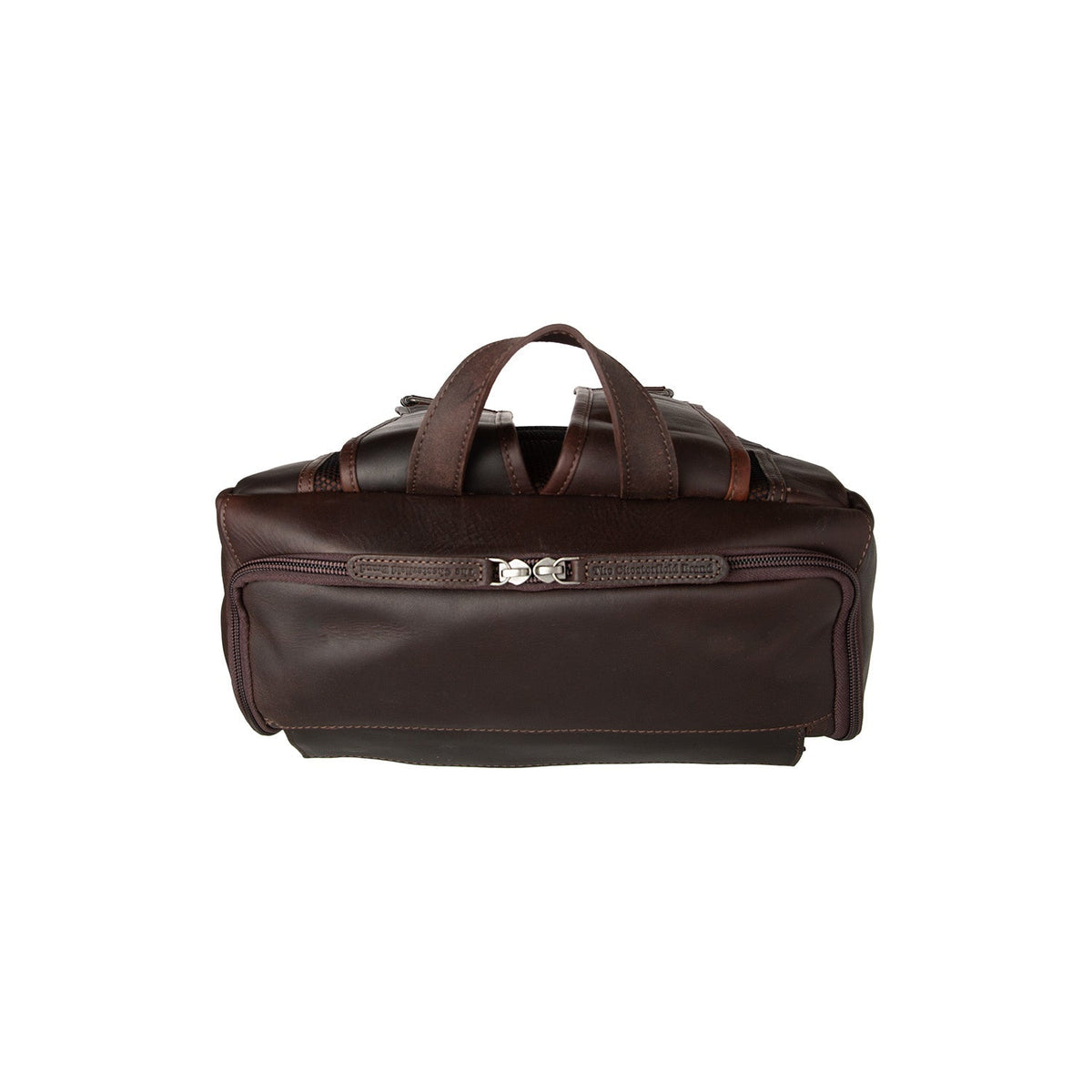 Rich Full-Grain Leather Laptop Backpack 男士 – alternate product view 3