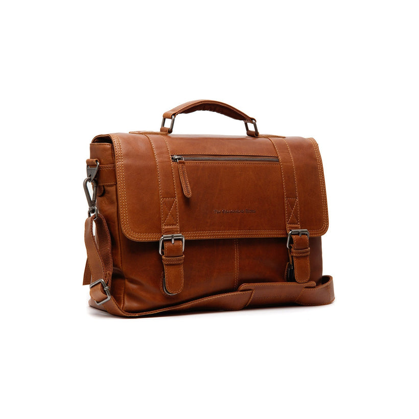 Imperia Full-Grain Leather Laptop Bag 男士