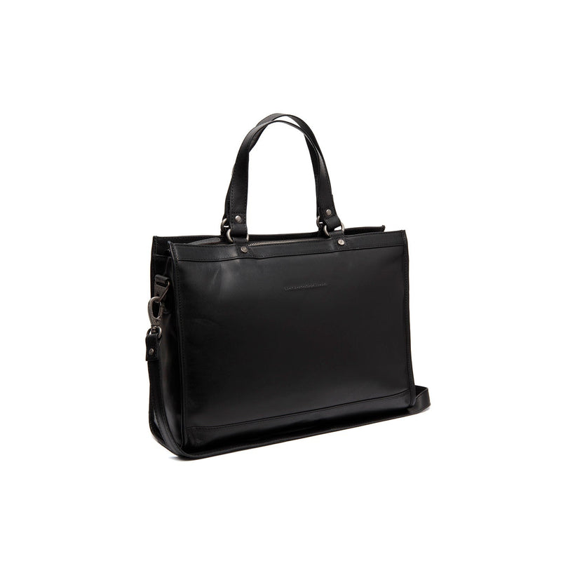 Manly Full-Grain Leather Laptop Bag 女士