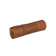 Cognac Leather Pencil Case Lea 女士, front view