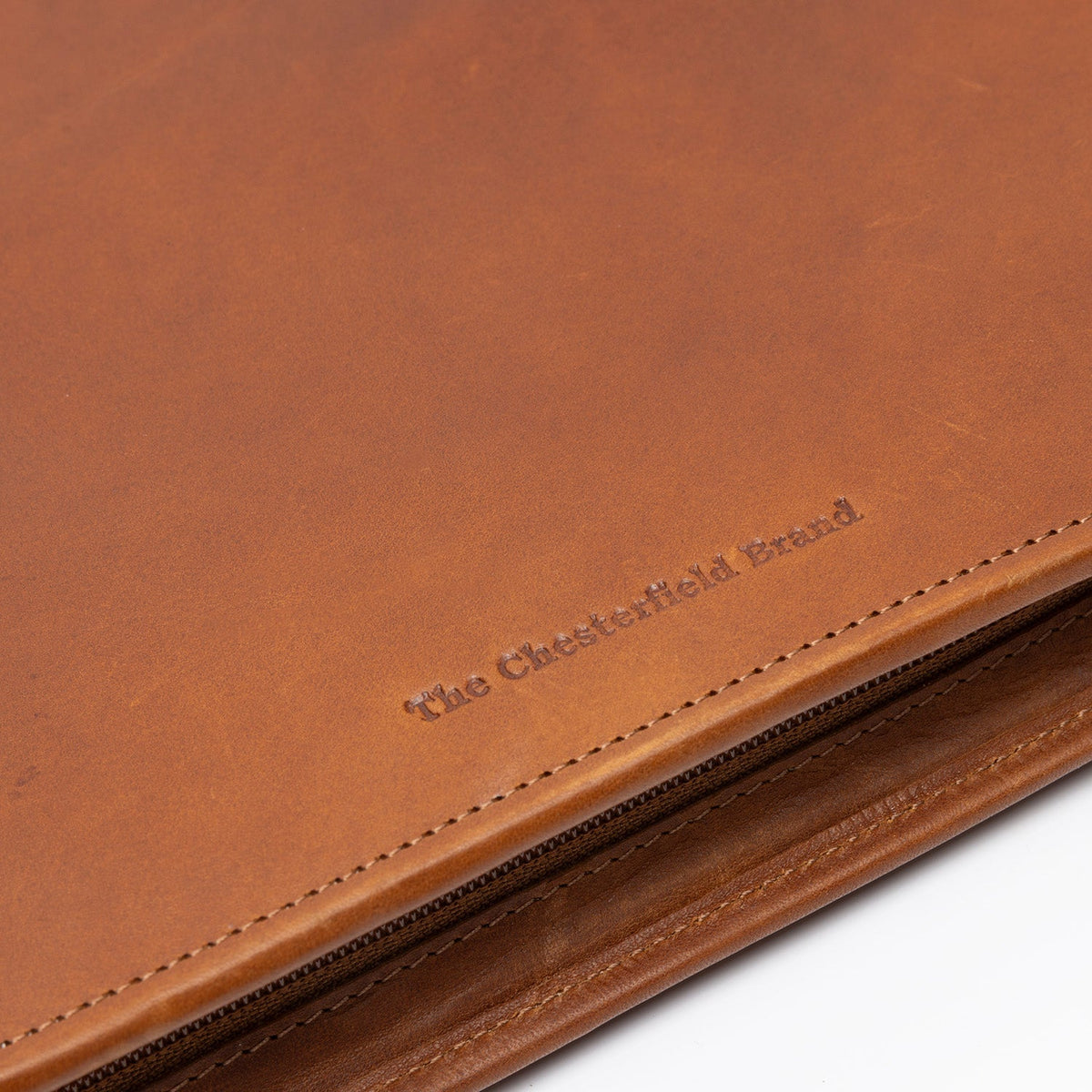 Cognac Leather Portfolio Moreton 女士, detail view 3
