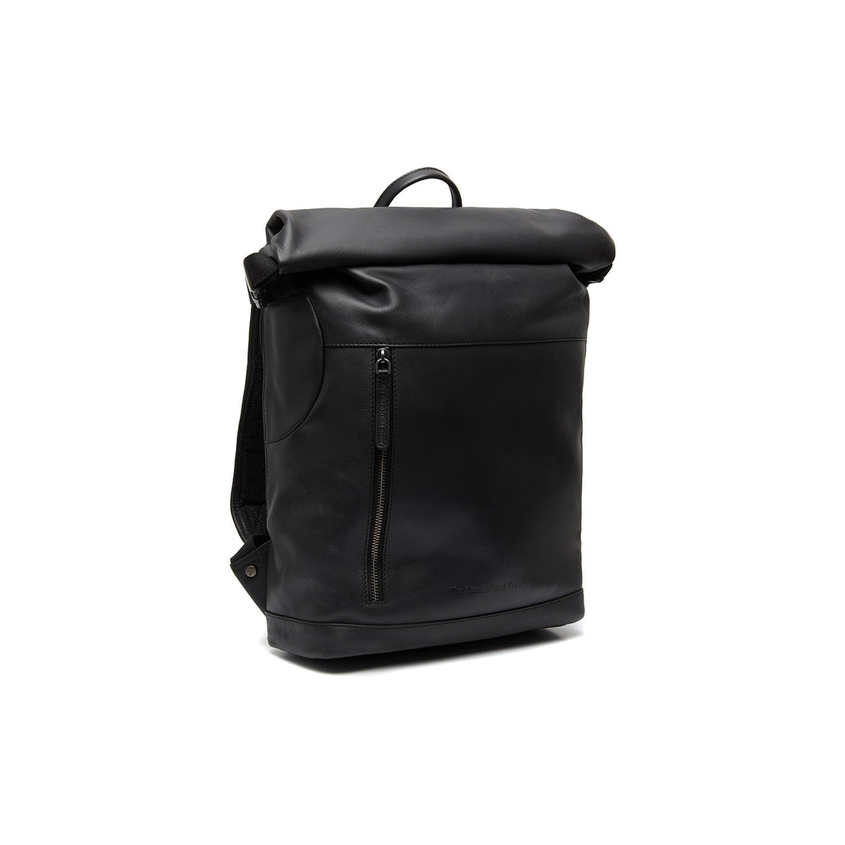 Mazara Full-Grain Leather Roll-top Backpack 女士 in Classic 100% Full-Grain Leather - Full Exterior Front Profile View | Buy Online