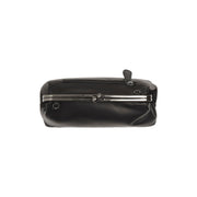 Andrade Full-Grain Leather Shoulder Bag 女士 - Structured Side Profile Showing Gusset Depth &amp; Expansion Capacity