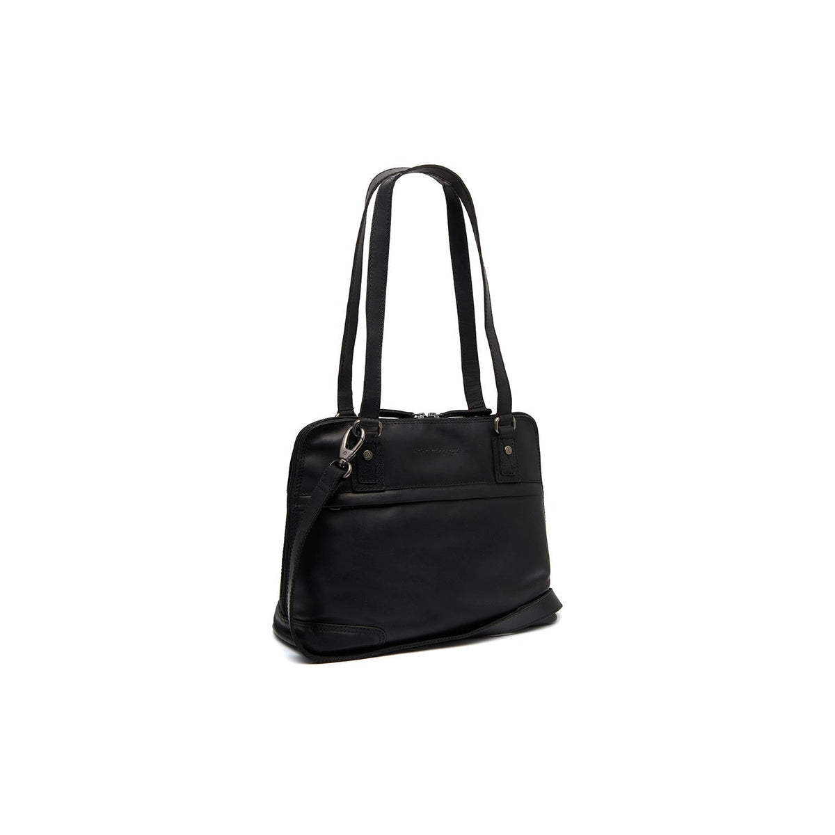 Belgrado Full-Grain Leather Shoulder Bag 女士 in Classic 100% Full-Grain Leather - Full Exterior Front Profile View | Buy Online