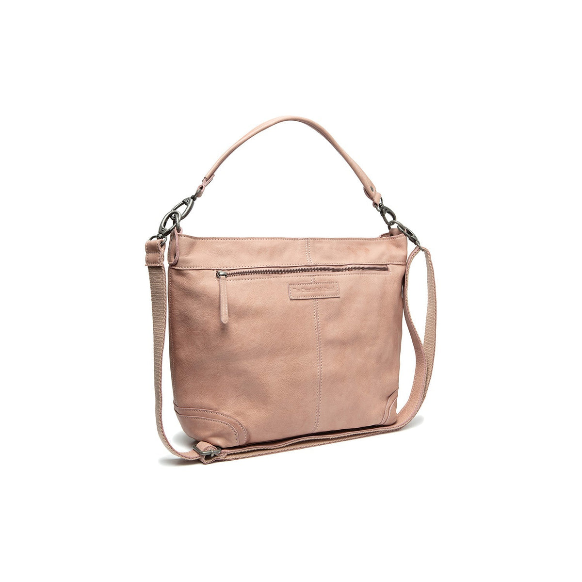 Bolivia Full-Grain Leather Shoulder Bag 女士 in Classic 100% Full-Grain Leather - Full Exterior Front Profile View | Buy Online