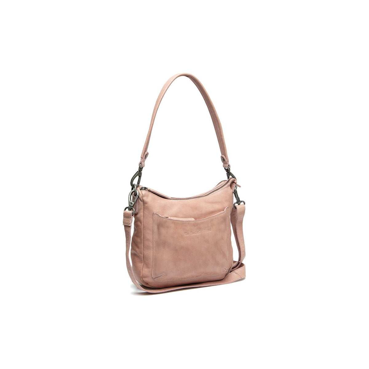 Caroline Full-Grain Leather Shoulder Bag 女士 in Classic 100% Full-Grain Leather - Full Exterior Front Profile View | Buy Online