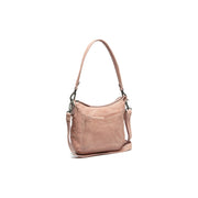 Caroline Full-Grain Leather Shoulder Bag 女士 in Classic 100% Full-Grain Leather - Full Exterior Front Profile View | Buy Online