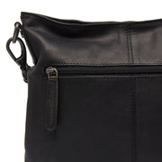 
Solid Antique Brass Hardware & Heavy-Duty Dual Zipper Detail on Jen 真皮单肩包