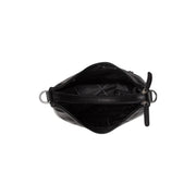 Marle Full-Grain Leather Shoulder Bag 女士 - Structured Side Profile Showing Gusset Depth &amp; Expansion Capacity