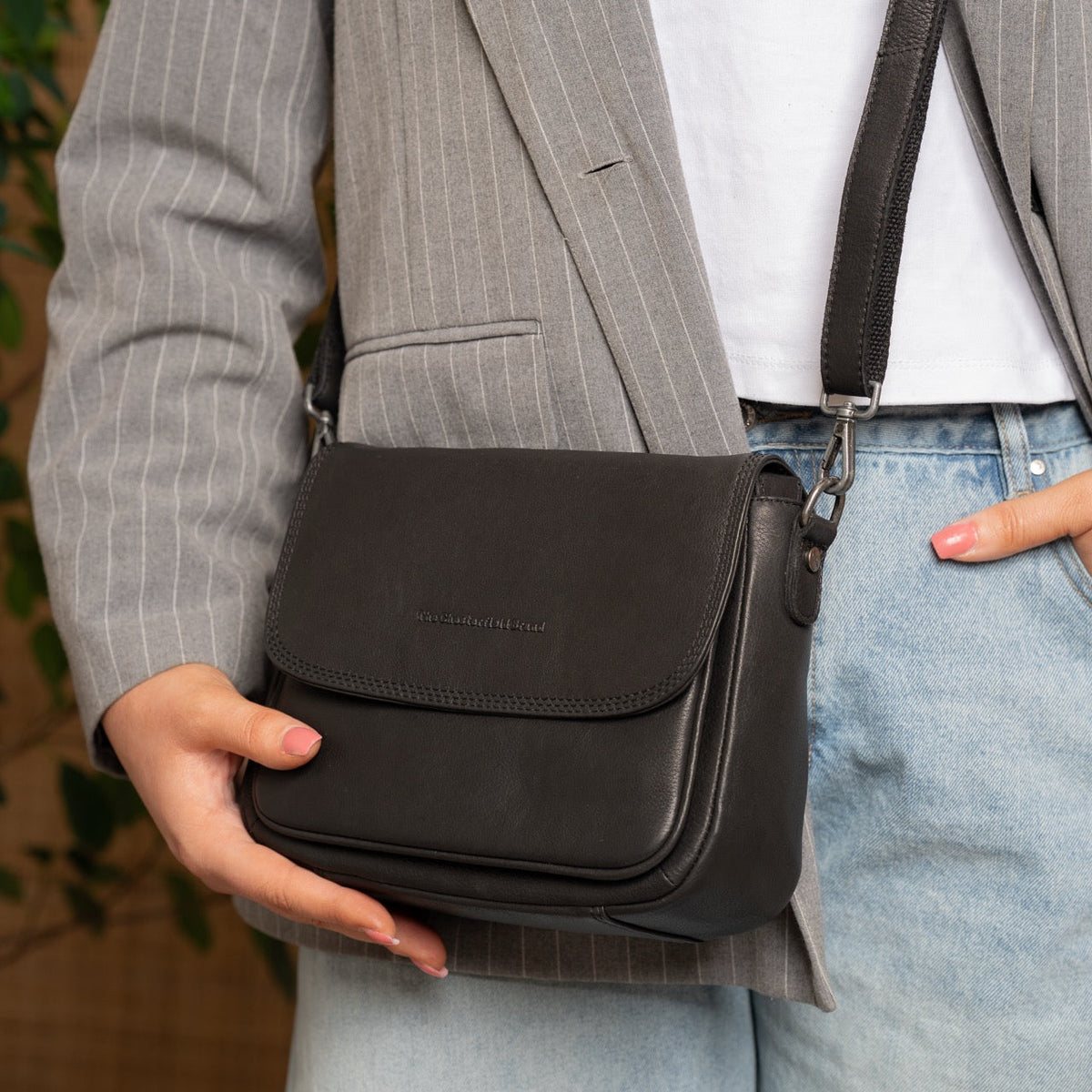 Miloa Full-Grain Leather Shoulder Bag 女士 – alternate product view 3