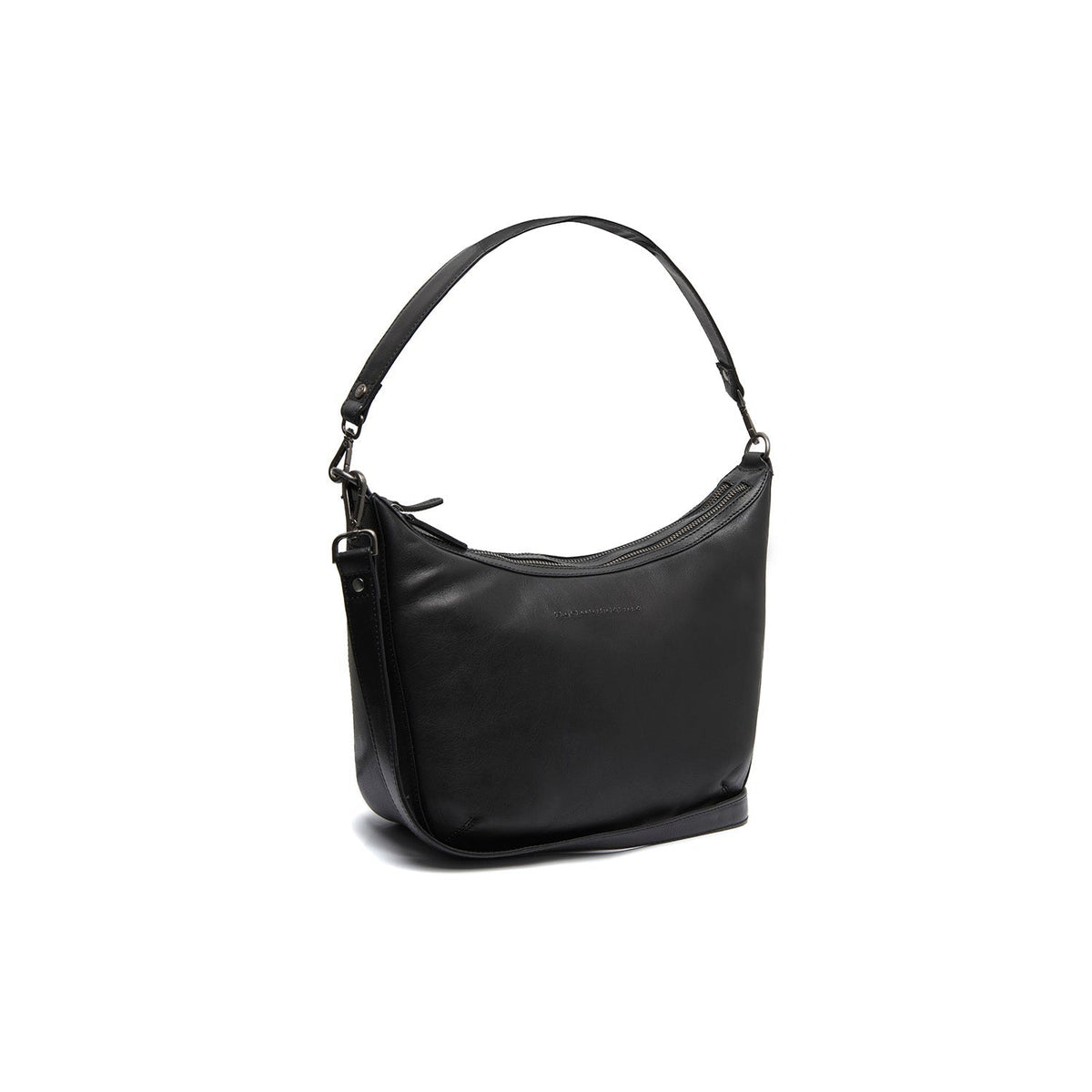 Moneva Full-Grain Leather Shoulder Bag 女士 in Classic 100% Full-Grain Leather - Full Exterior Front Profile View | Buy Online