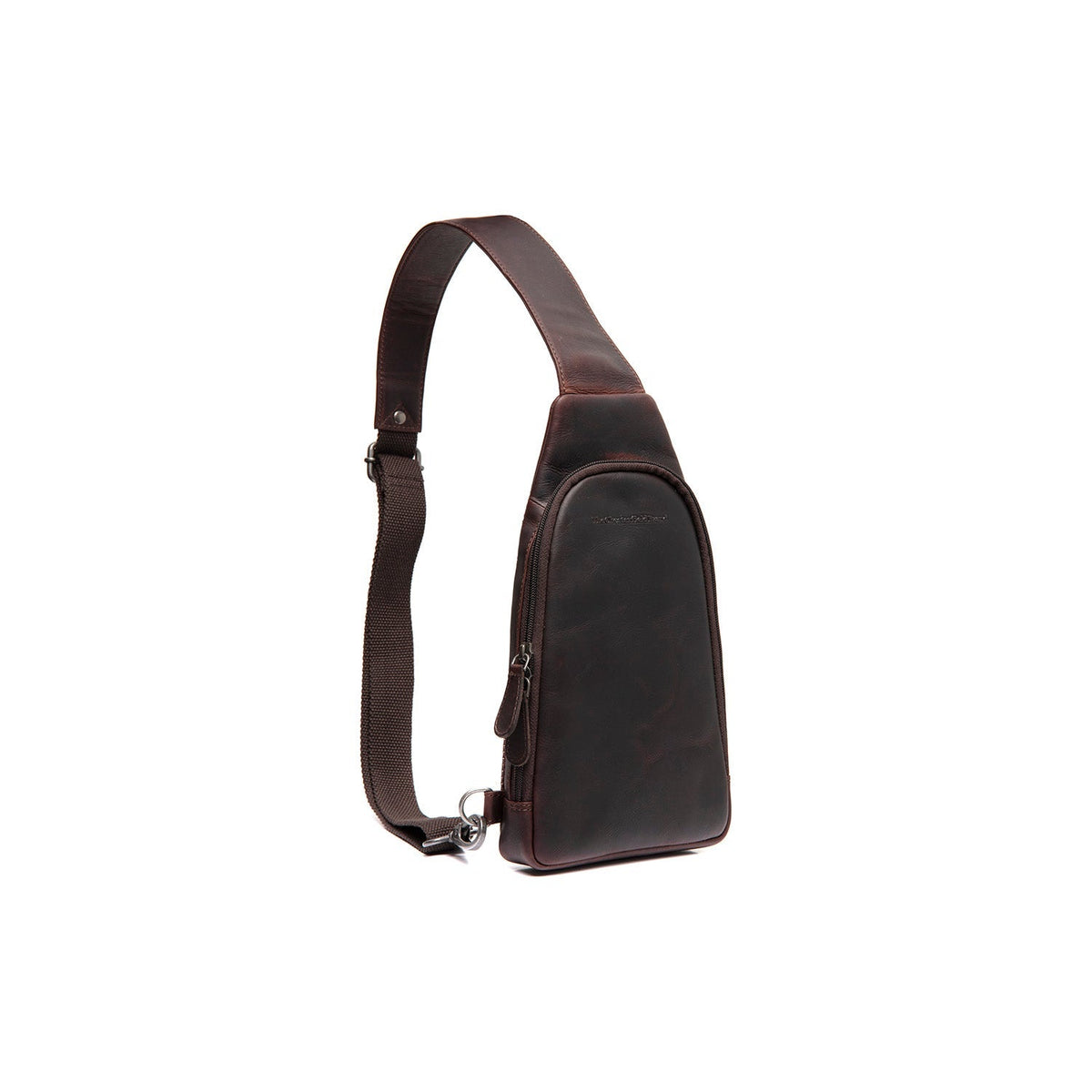 Brown Leather Sling Bag Bowey 女士, front view