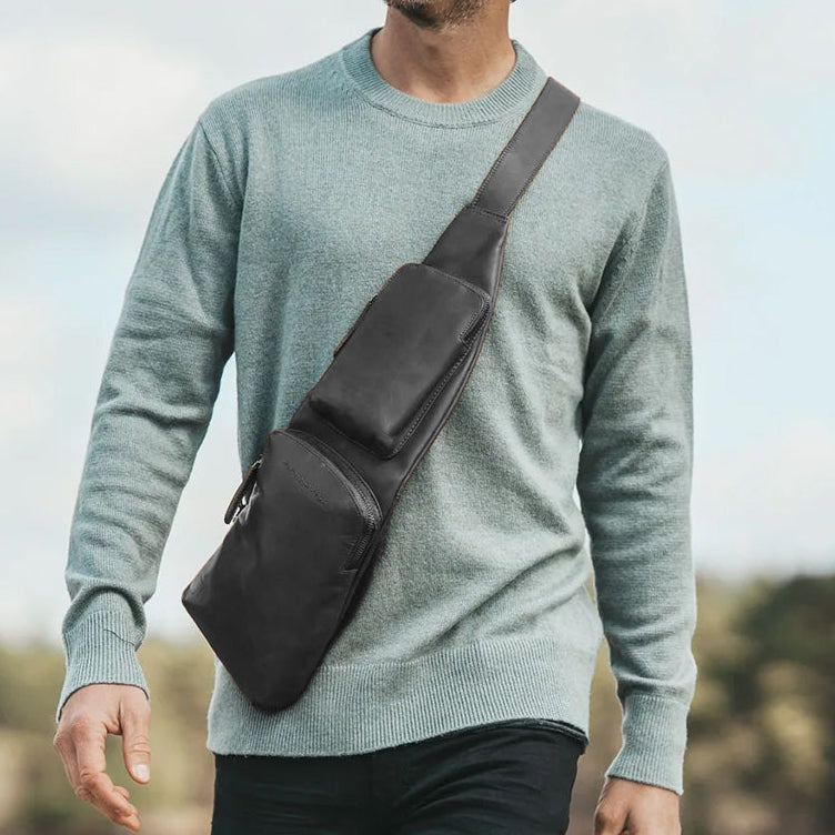 Leather Sling Bag Logan 女士