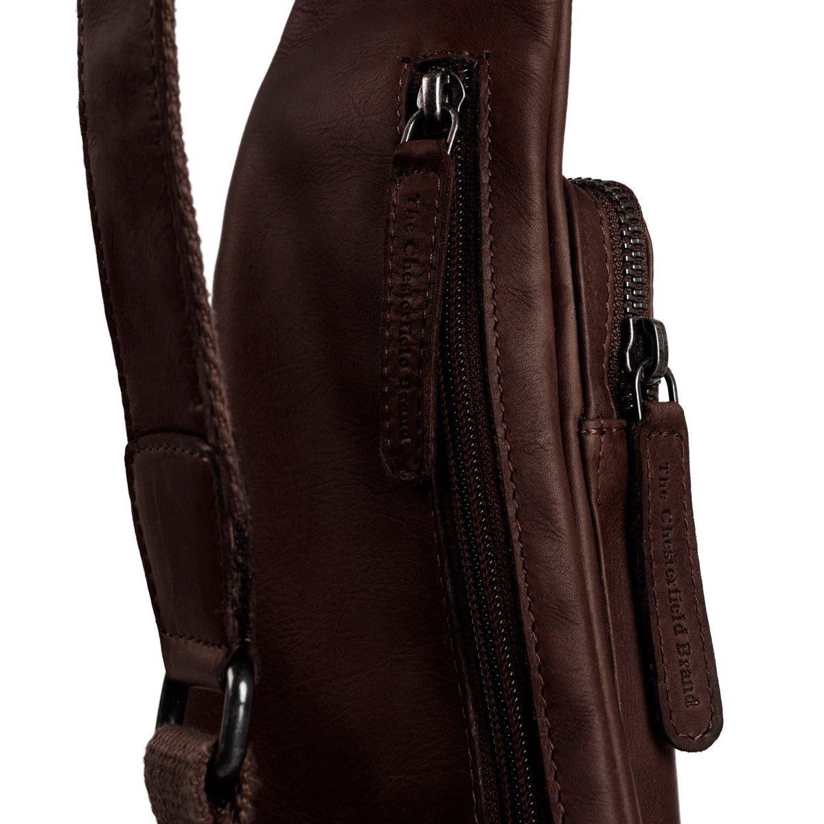 Brown Leather Sling Bag Logan 女士, detail view 1