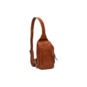 Cognac Leather Sling Bag Riga 女士, front view